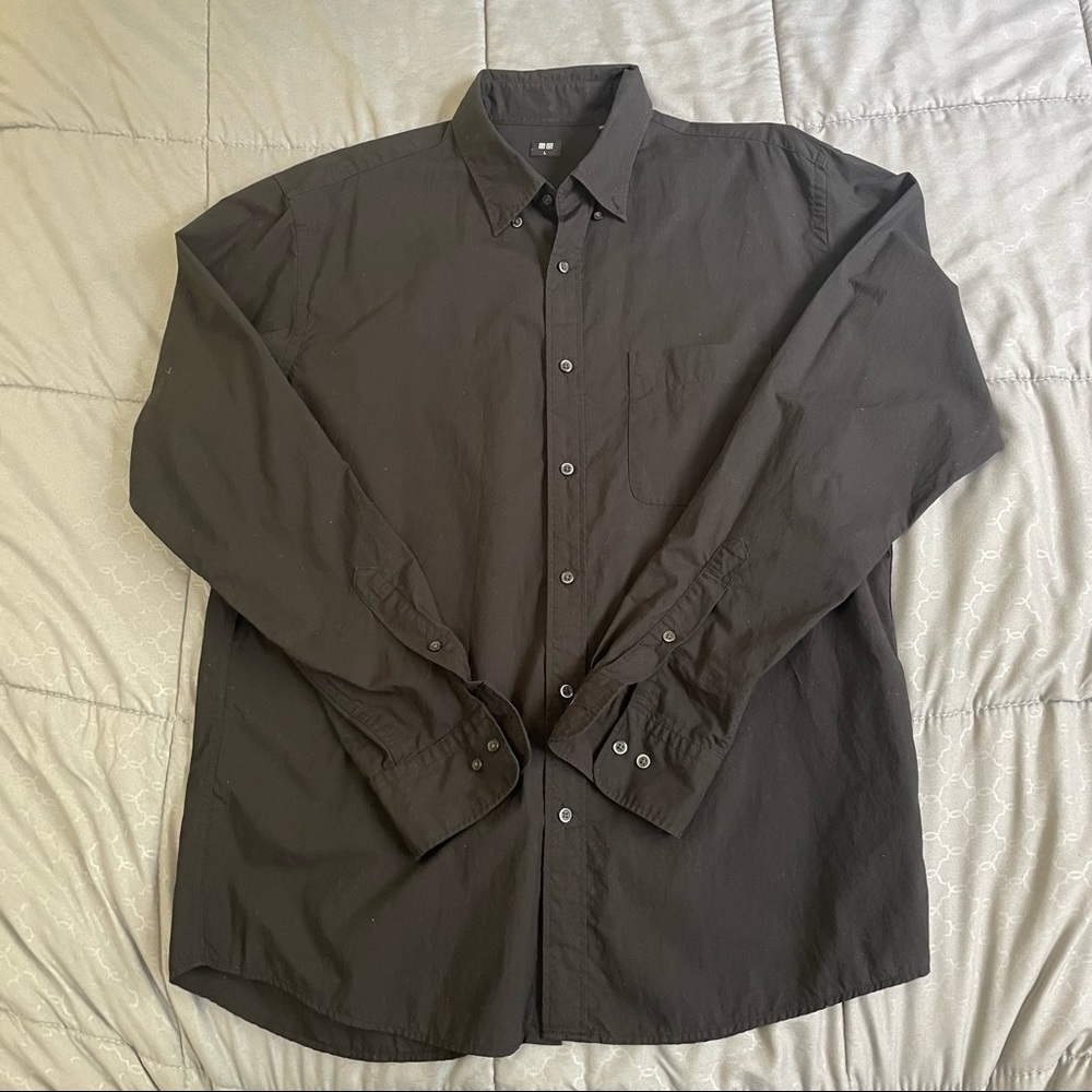 Black Uniqlo Dress shirt